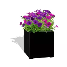 Donica z włókna szklanego D992A czarny połysk